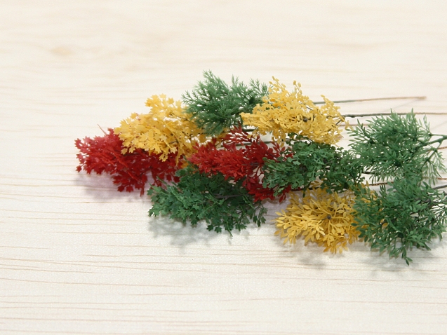 ジオラマリアルミニチュア樹木模型 枝葉シリーズ