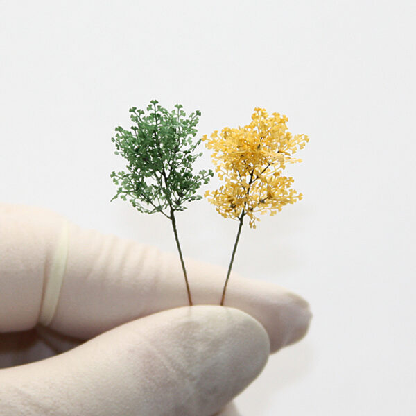 ジオラマ リアルミニチュア樹木模型 枝葉シリーズ イチョウタイプ