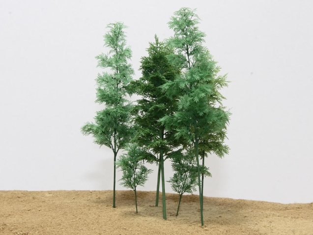 ジオラマ リアルミニチュア樹木模型 枝葉シリーズ タケ・ササタイプ 使い方