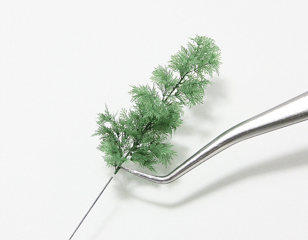 ジオラマ リアルミニチュア樹木模型 枝葉シリーズ タケ・ササタイプ 使い方